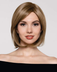 wig with softly feathered layers